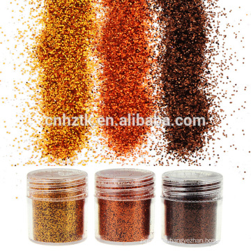 colorful glitter powder for nail polish / non-toxic eco-friendly wholesale glitter